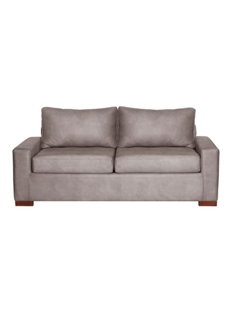 SOFA LIVORNO 3C CUERO KENTUCKY GRIS-0