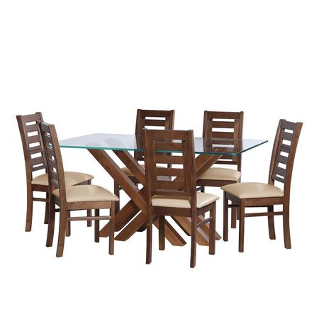 Juego De Comedor Merida 6 Sillas Murcia Pu Beige-0