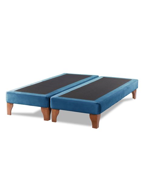 BASE EUROPEA ZEN  TELA AZUL KING-0