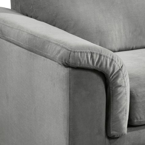 SOFA ANCONA 3C TELA  VELVET  GRIS-3