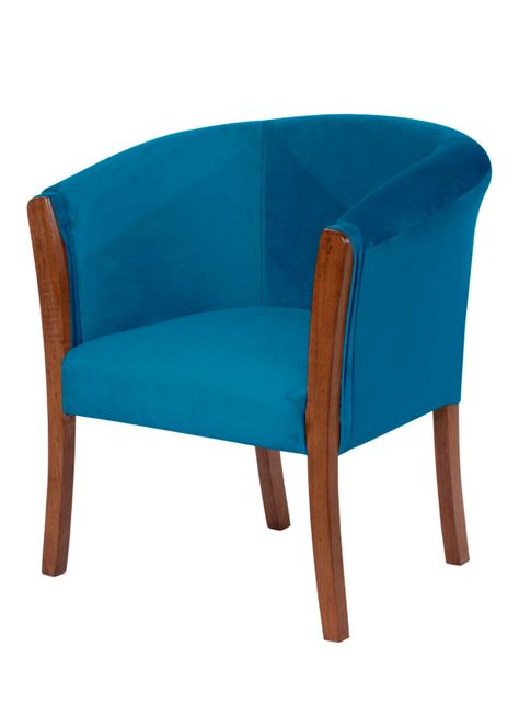 Sitial Dortmund  Tela Velvet Azul Petroleo-1
