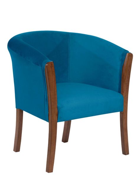 Sitial Dortmund  Tela Velvet Azul Petroleo-2