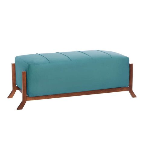 Banqueta Marsella Tela Velvet Turquesa-0