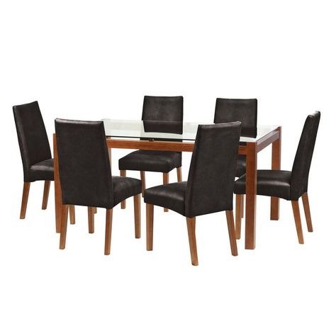 Juego De Comedor Barcelona 1600X1000 S/Cadiz Cuero Negro-0