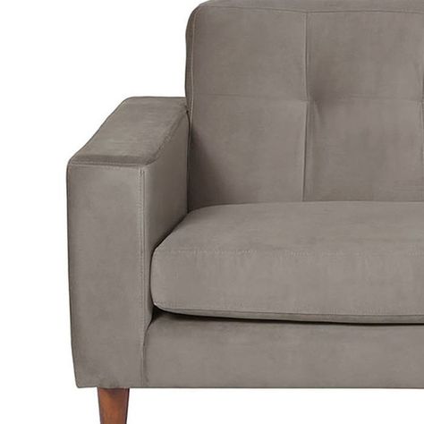 Sofa Salerno 2C Tela  Velvet  Gris-2