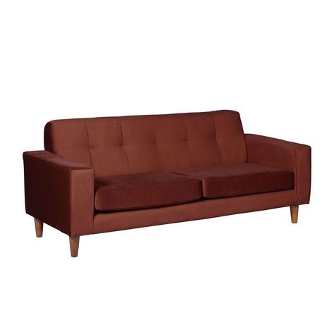 Sofa Salerno 3C Tela  Velvet  Chocolate-1