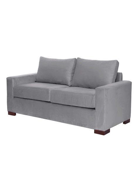 SOFA LIVORNO 2C TELA VELVET GRIS-1