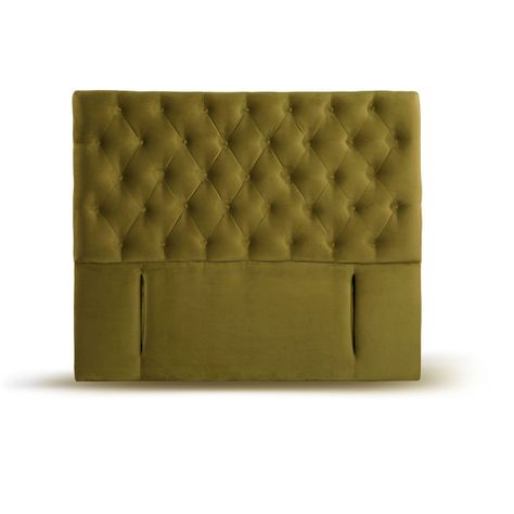 RESPALDO FLORENCIA TELA VERDE KING-0