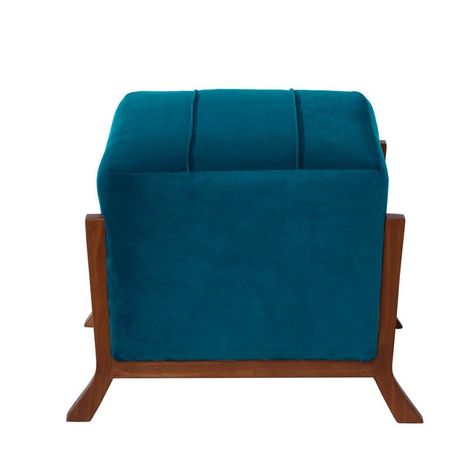 Pouf Marsella  Tela Velvet Azul Petroleo-1