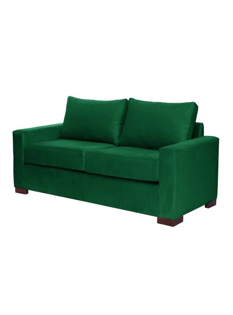 SOFA LIVORNO 2C TELA VELVET VERDE-1