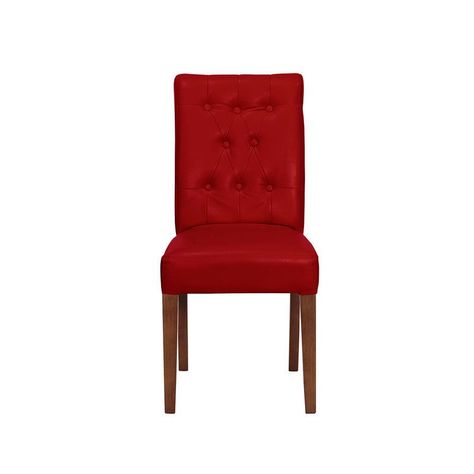 Juego De Comedor Merida 6 Sillas Oviedo Pu Rojo-3