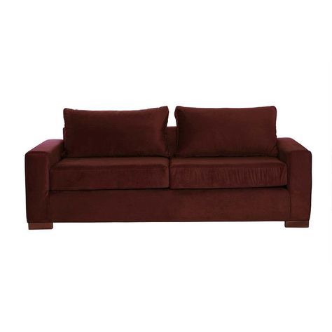 Sofa Cama Livorno 2Pl Tela Velvet Chocolate-1
