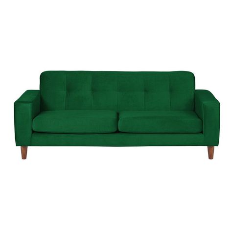 Sofa Salerno 3C Tela  Velvet  Verde-0