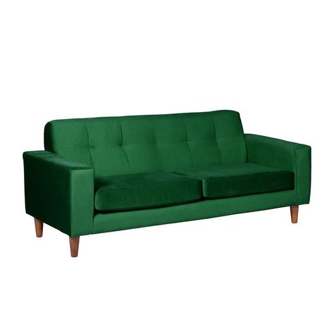 Sofa Salerno 3C Tela  Velvet  Verde-1