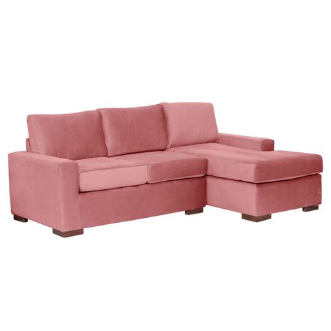 SECCIONAL DER LIVORNO TELA VELVET PALO ROSA-1