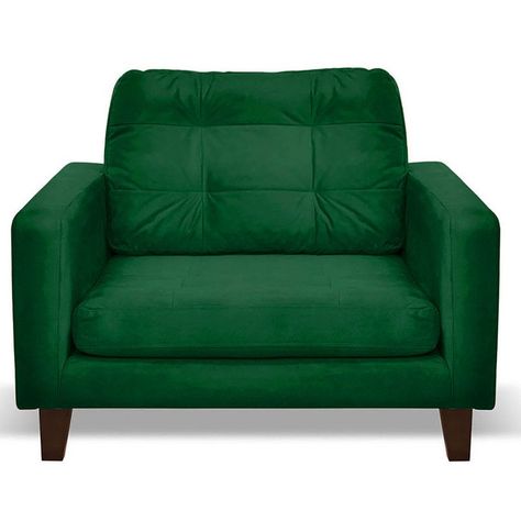 Sofa Napoles 1C Tela  Velvet  Verde-0
