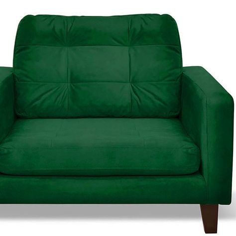 Sofa Napoles 1C Tela  Velvet  Verde-1