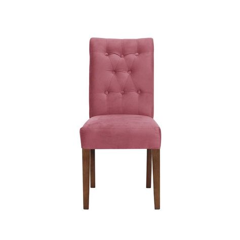 Juego De Comedor Merida 6 Sillas Oviedo Tela Velvet Palo Rosa-3