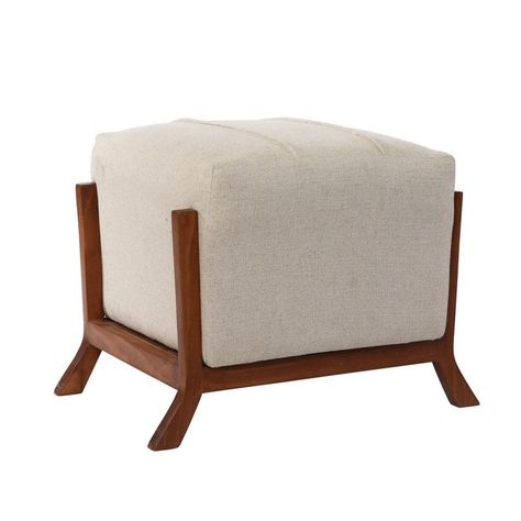 Pouf Marsella Lino Blanco-0