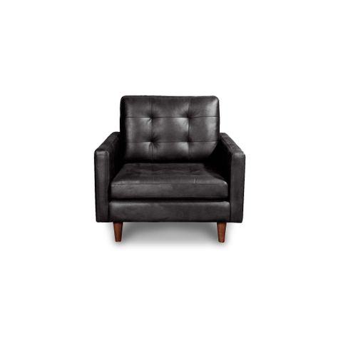 SOFA NAPOLES 1C CUERO KENTUCKY NEGRO-0