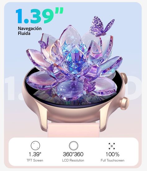 Smartwatch Mujer Sunset Plus Reloj Inteligente compatible Android-iOS-3