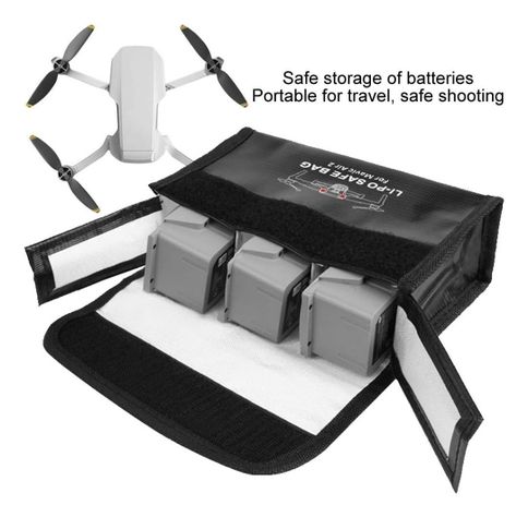 Bolsa De Seguridad Para Baterías Drone Dji Mavic Air 2 Y 2s-4