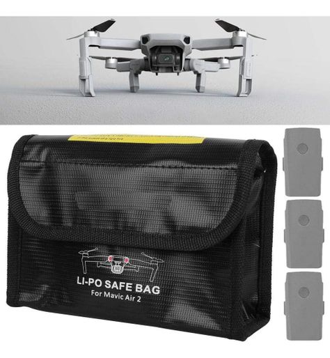 Bolsa De Seguridad Para Baterías Drone Dji Mavic Air 2 Y 2s-5