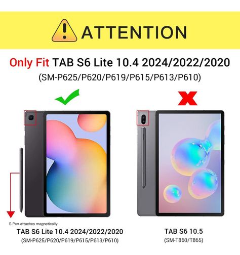 Carcasa Smart Cover Elegante Para Galaxy Tab S6 Lite 10.4-1