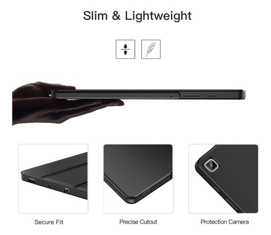 Carcasa Smart Cover Elegante Para Galaxy Tab S6 Lite 10.4-2