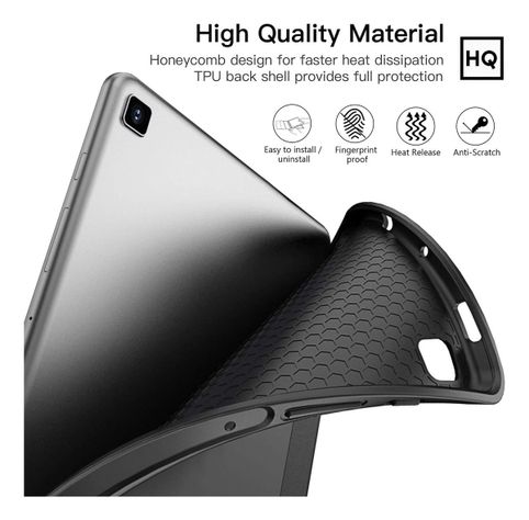 Carcasa Smart Cover Elegante Para Galaxy Tab S6 Lite 10.4-3