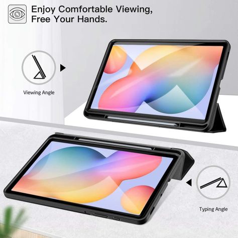 Carcasa Smart Cover Elegante Para Galaxy Tab S6 Lite 10.4-4