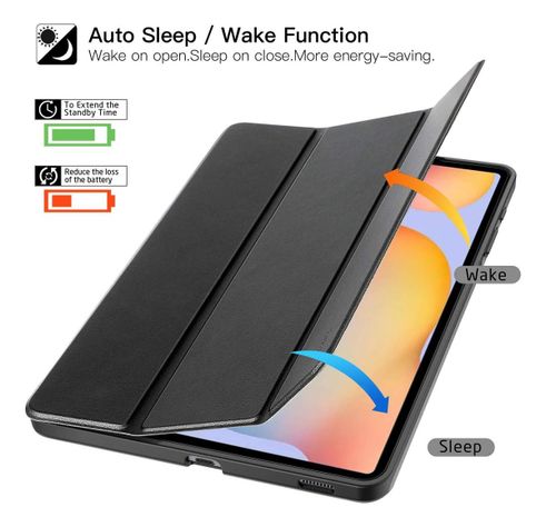 Carcasa Smart Cover Elegante Para Galaxy Tab S6 Lite 10.4-5