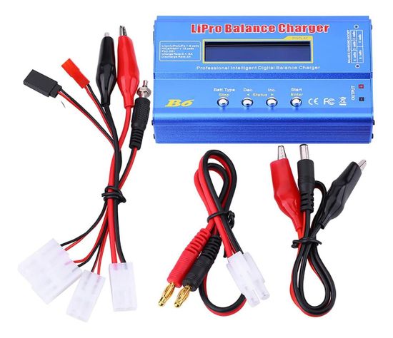 Cargador Balanceador Baterías Lipo Digitial B6 Imax Drone-0