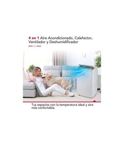 Aire Acondicionado Portatil Frio/Calor Thor Smart Pac 4En1 Wifi 9000 Btu-2