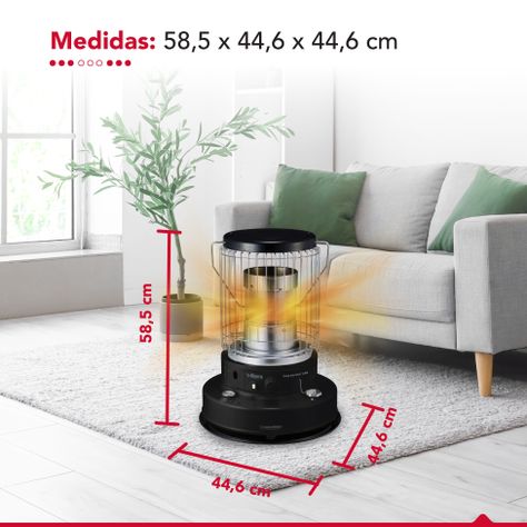 Estufa Parafina Mecha 7,2 Litros 4.9Kw Thor KW Heat 4400-4