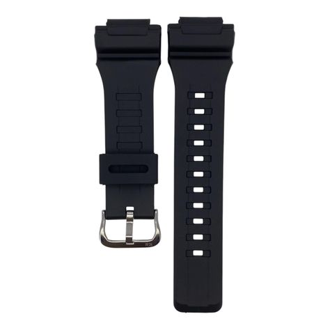 Correa Reloj Caucho Para Casio AQ SGW MRW AE AEQ W F 18mm-0