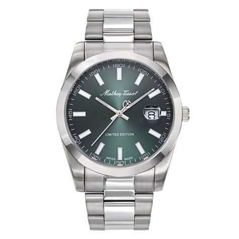 Reloj Mathey-Tissot Hombre Mathy Sunray Verde H451VE-1