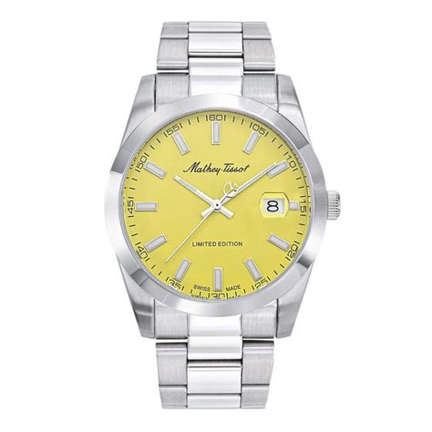 Reloj Mathey-Tissot Hombre Mathy Sunray Amarillo H451J-1