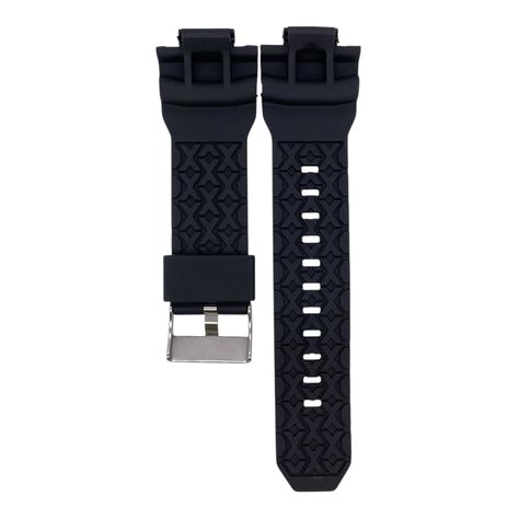 Correa Reloj Caucho R24 para G Shock Series GA y GLX 16mm-1