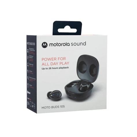 Audifonos Bluetooth TWS Recargables Negro Motobuds 105-3