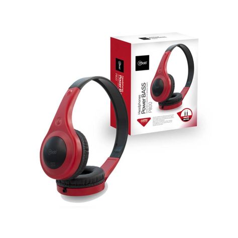 Audifonos HeadBand Jack 3.5mm Rojo P800 Mlab-4