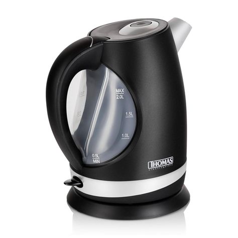 Hervidor Electrico 2L 2200W Negro TH-4515N Thomas-4