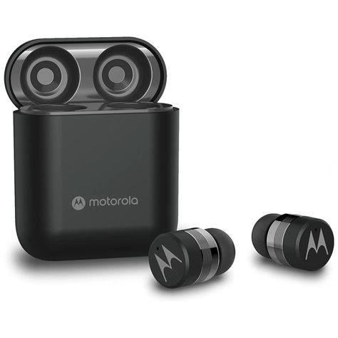 Audifonos Bluetooth TWS Recargables Negro Buds 120 Motorola-1