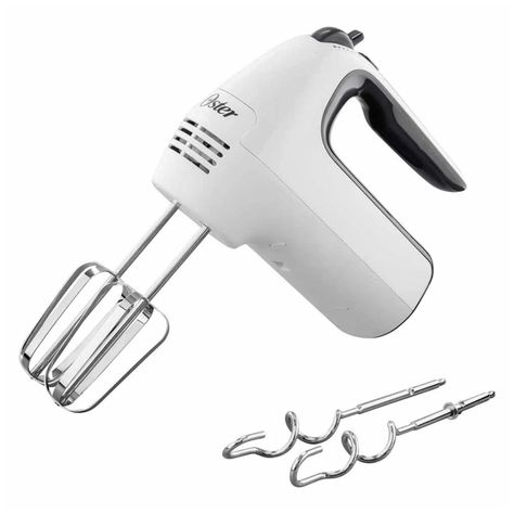 Batidora Electrica De Mano 6V Con Turbo Blanco Oster-0