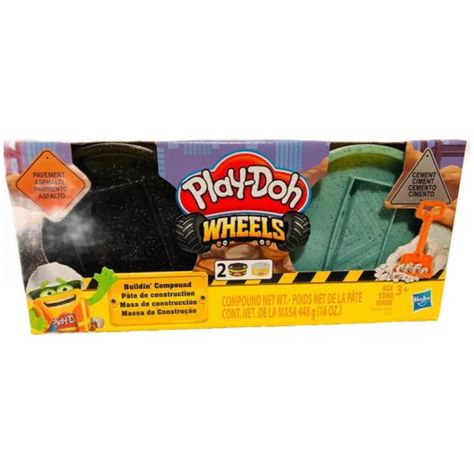 Juguete Masas De Construccion Negra Verde Plasticina Infantil-0