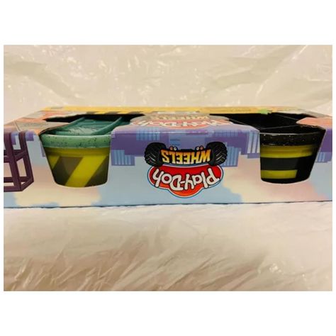 Juguete Masas De Construccion Negra Verde Plasticina Infantil-1