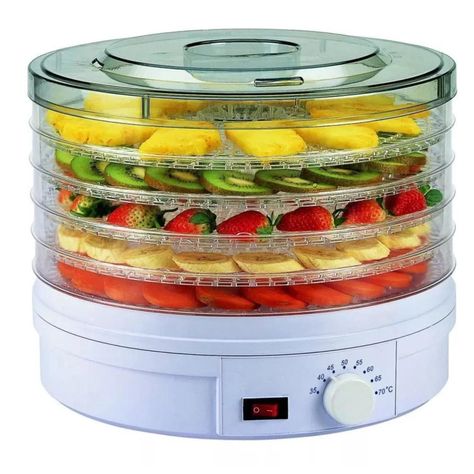 Deshidratador de Alimentos 5 bandejas 250W Blanco Blanik-0