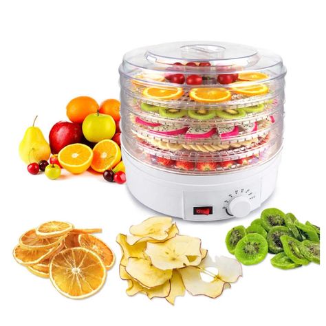 Deshidratador de Alimentos 5 bandejas 250W Blanco Blanik-2