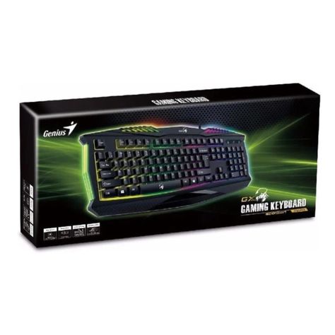 Teclado Gamer USB Retroiluminado Scorpion K220 Genius-2