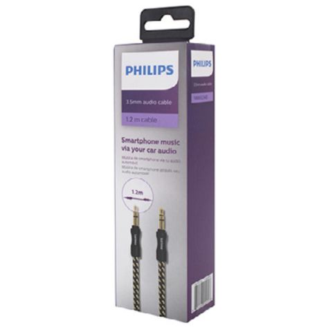 Cable Auxiliar De Audio Jack 3.5 A Jack 3.5 SWA9234B Philips-0